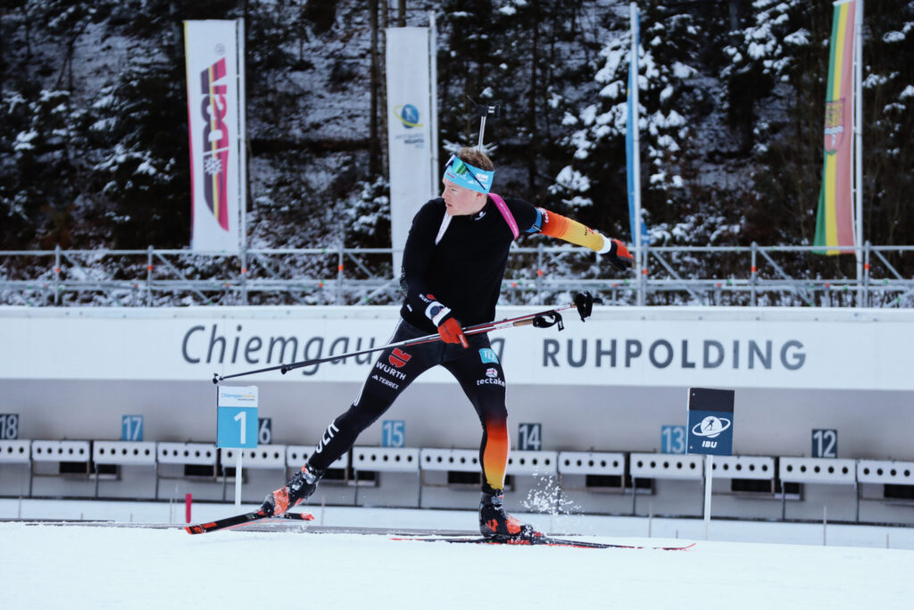 Beim Training in Ruhpolding