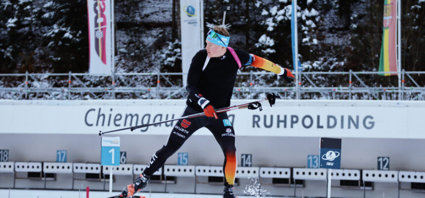 Beim Training in Ruhpolding